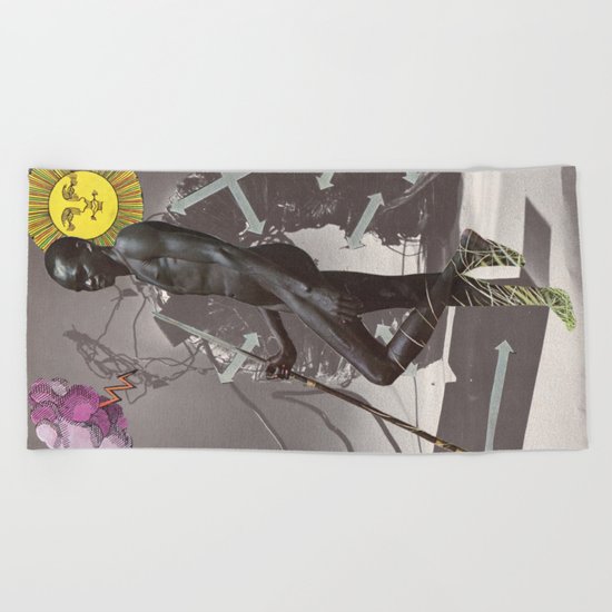 Electric Body Sing Beach Towel