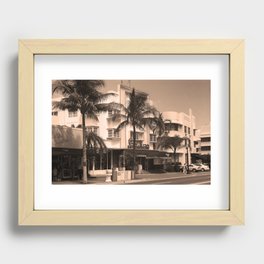 Miami Beach - Art Deco 2003 Recessed Framed Print
