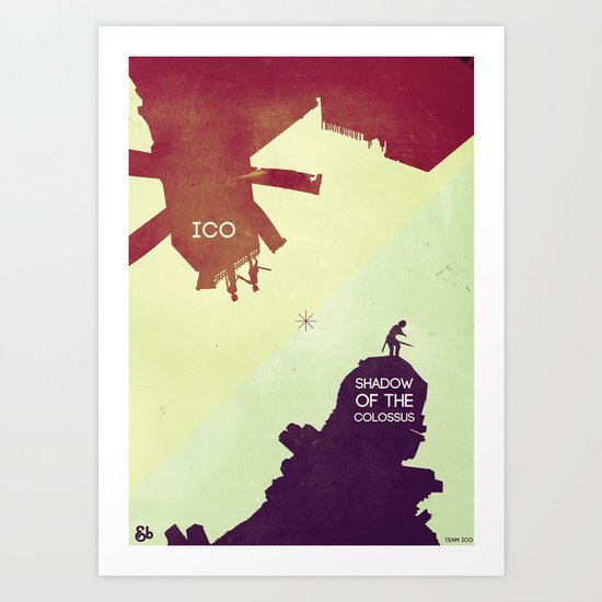 Shadow of the Colossus & Ico Art Print