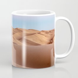 Windblown Pattern Sand Dunes Sunset Coffee Mug