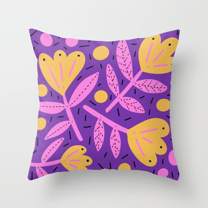Dancing in the wind Throw Pillow