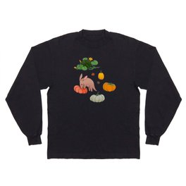 Aardvark and pumpkins 4 Long Sleeve T-shirt