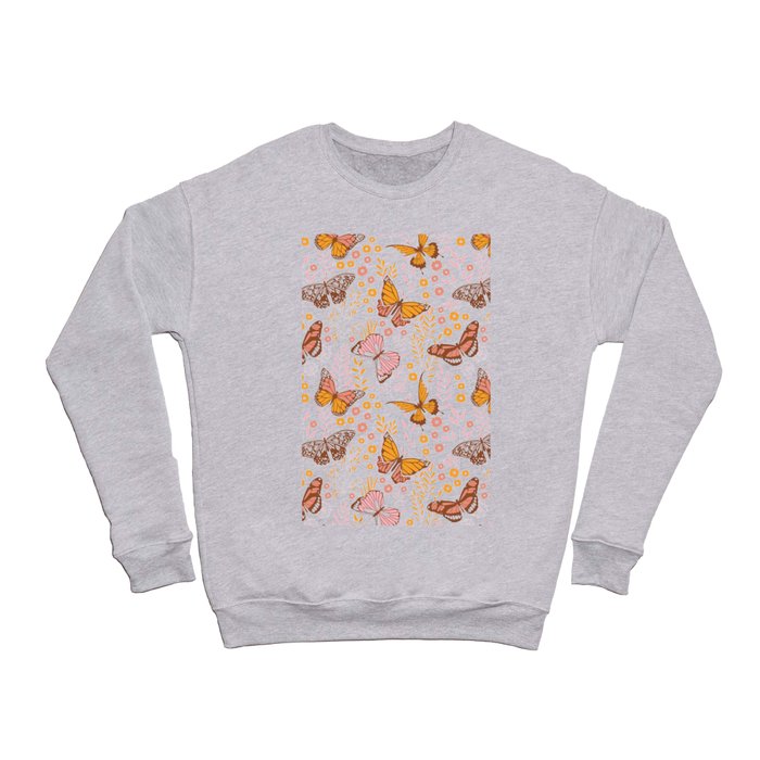 Vintage Spring Butterflies Crewneck Sweatshirt