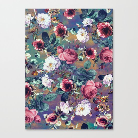 RPE Seamless Floral IV Canvas Print