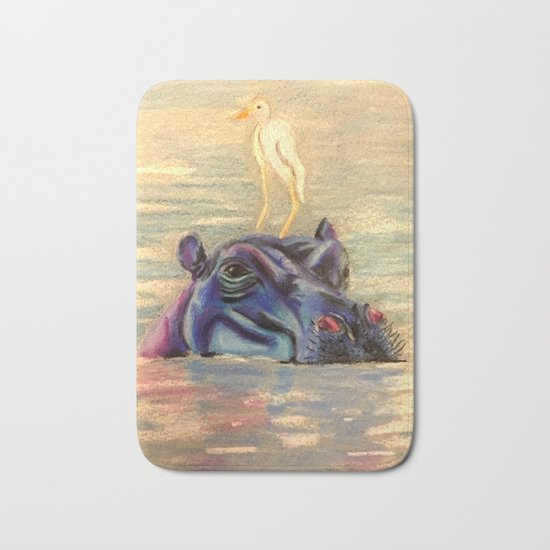 Hippo Ride Bath Mat