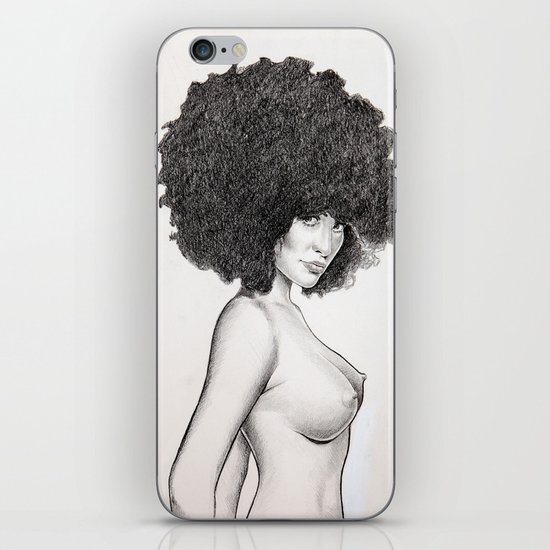 Nude girl 6 iPhone & iPod Skin