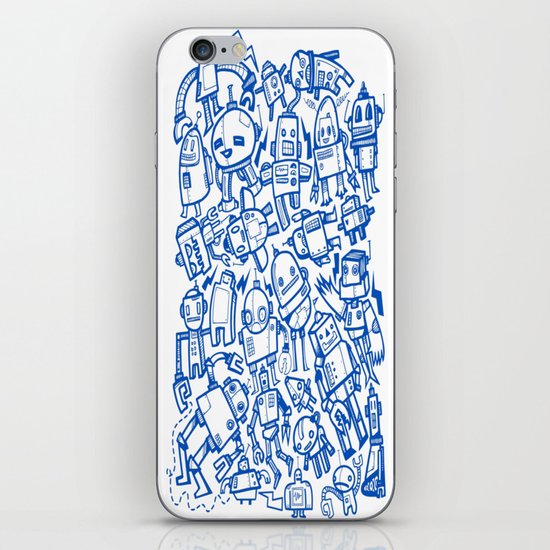 Robot Overload iPhone & iPod Skin