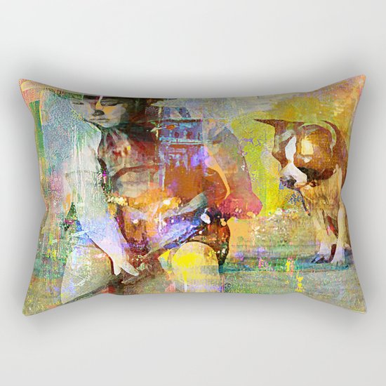 Fishing Rectangular Pillow