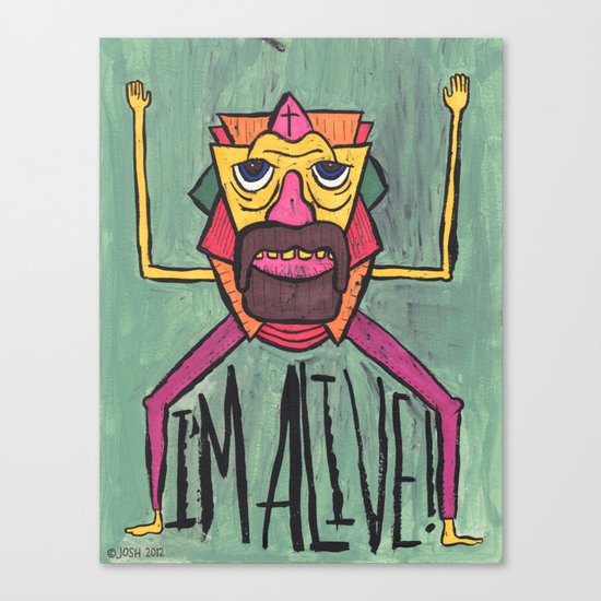 HE LIVES! Canvas Print