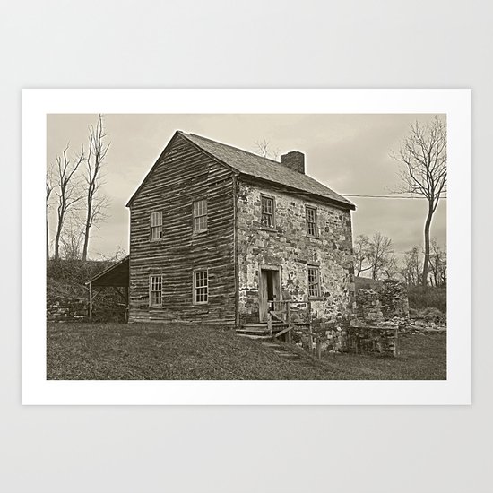 Historical House Art Print