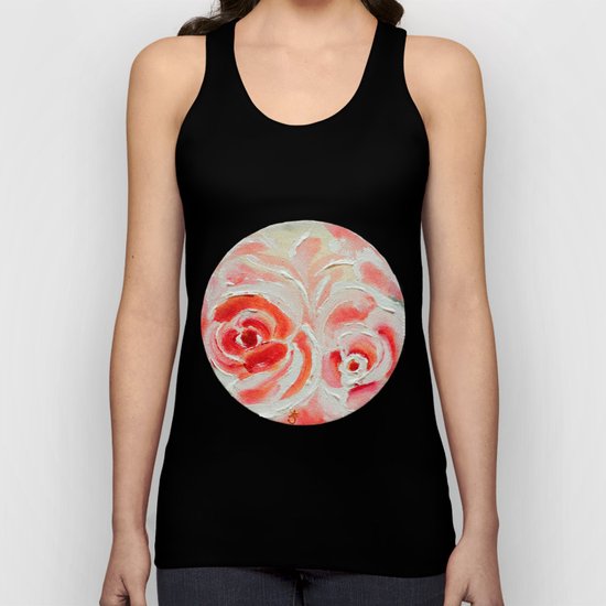 Peach Plums Unisex Tank Top