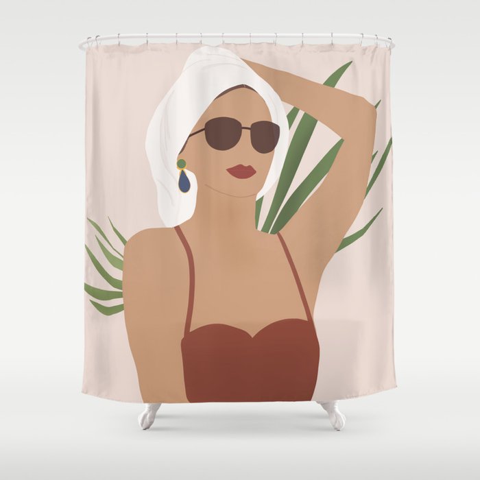 lady Shower Curtain