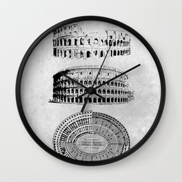 Roman Coliseum Wall Clock