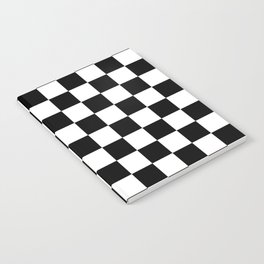 Checkered (Black & White Pattern) Notebook