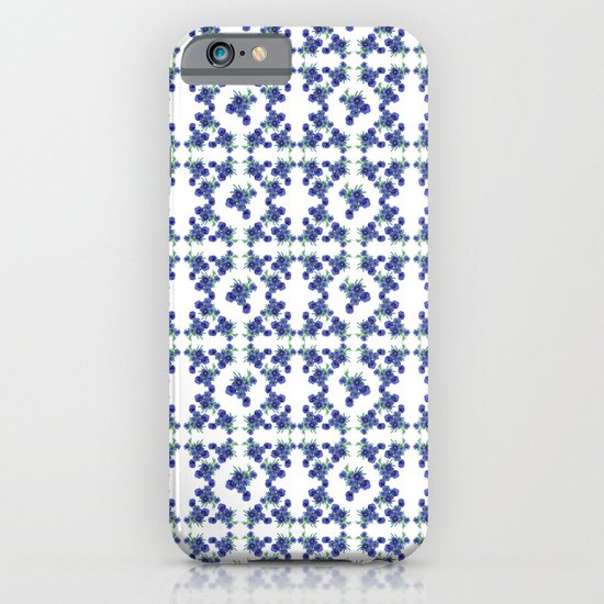 Violet Flowers Pattern iPhone & iPod Case