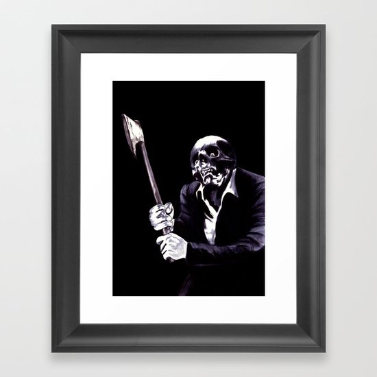 Bastard's Got A Hatchet Framed Art Print