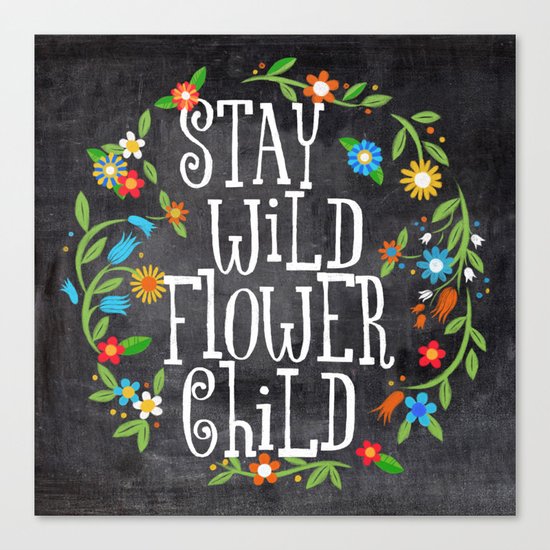 flower child Canvas Print
