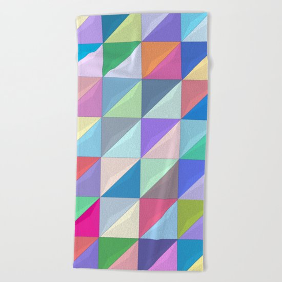 Geometric Shapes I Beach Towel