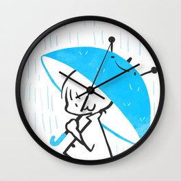 Rainy Day Wall Clock