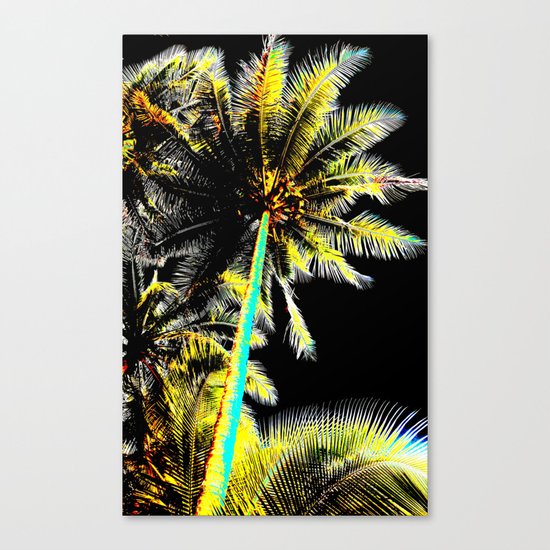 Tropical Night Canvas Print