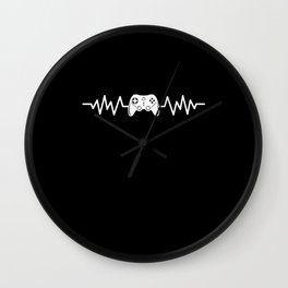 Gamer Heart Beat Wall Clock