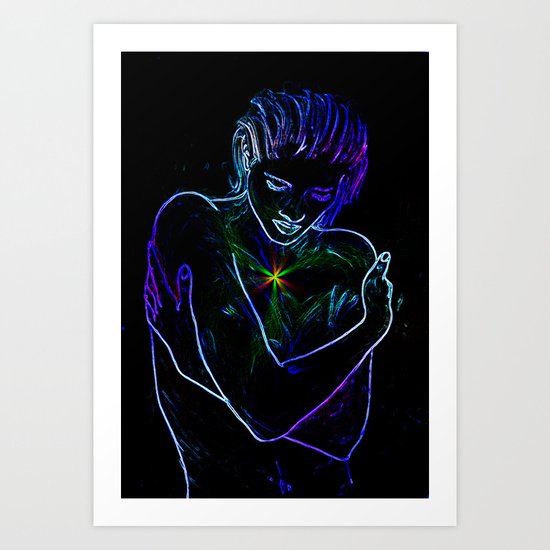 Language of the heart Art Print