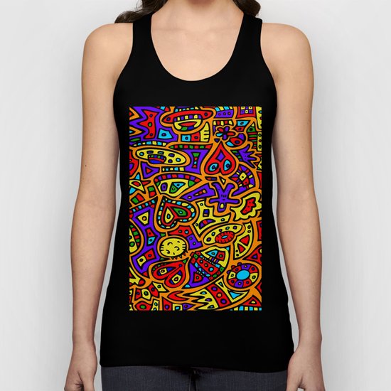Abstract #416 Unisex Tank Top