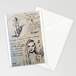 A Study of Mermaids Stationery Cards