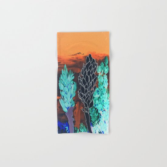 DESERT NIGHT Alpinia Purpurata Hand & Bath Towel