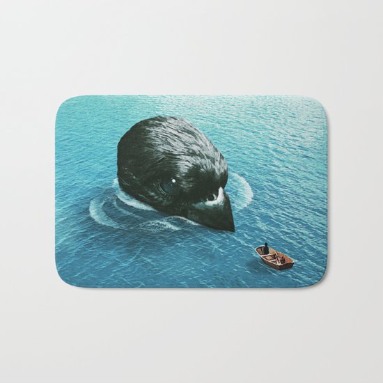 lost at sea Bath Mat
