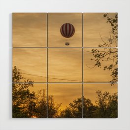 The golden age of Ballooning - Budapest - 2022 MAY Wood Wall Art