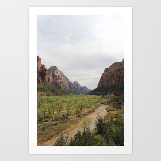 The Virgin River Art Print