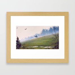 Rider Framed Art Print