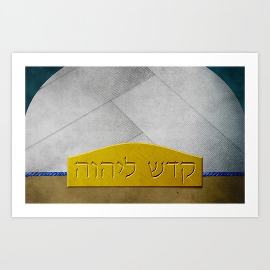 Exodus 39:30 Art Print