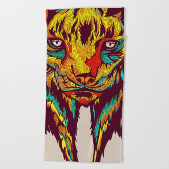 BE RARE* - Iberic Lince Beach Towel