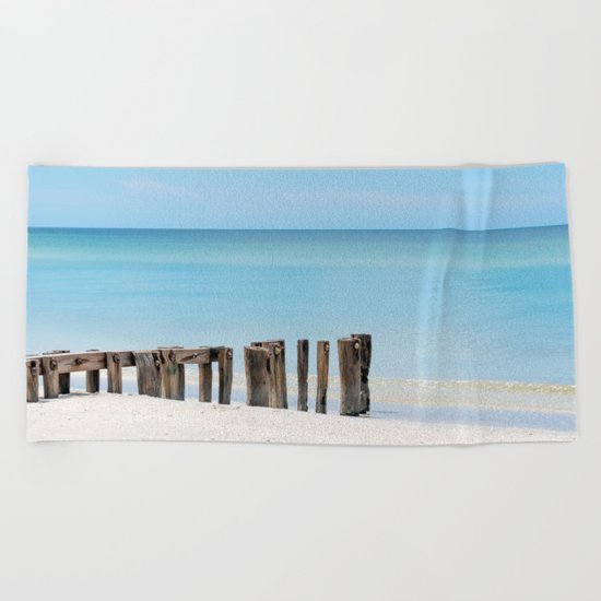 Leading to the Water Beach Towel