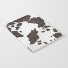 Decorative Tan + White Animal Spots (digital collage) Notebook