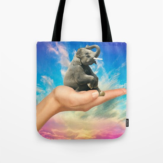 Save The Elephants Tote Bag