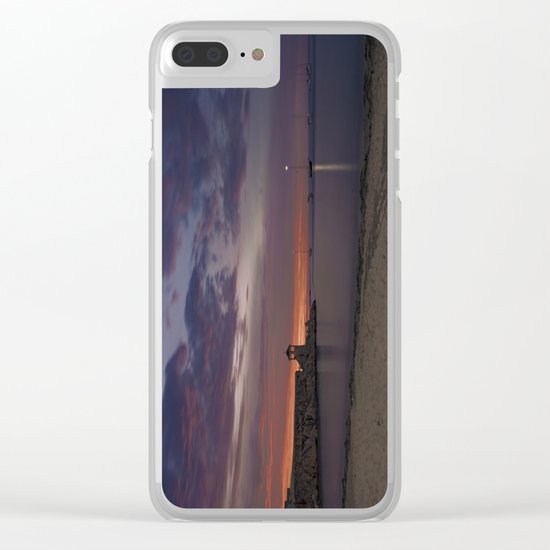 Front Beach After sunset Clear iPhone Case