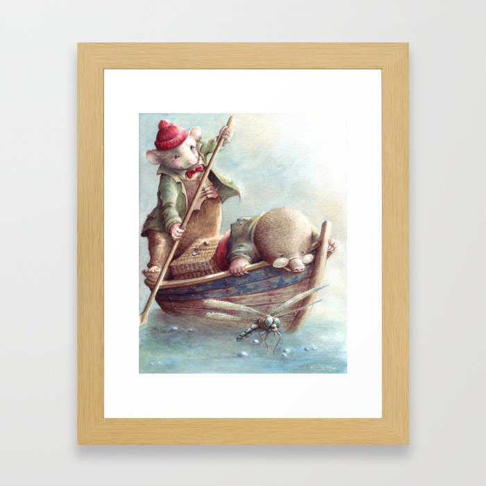 Friendship - The Wind in the Willows Framed Art Print