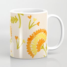 Marigold print- Mexico City Flower Market  Coffee Mug