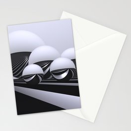 black-and-white -16- Stationery Card