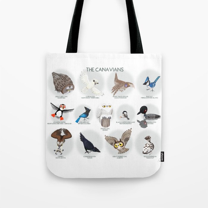 The Canavians - Birds of Canada Tote Bag