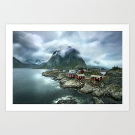 Lofoten Landscape - Norway Art Print