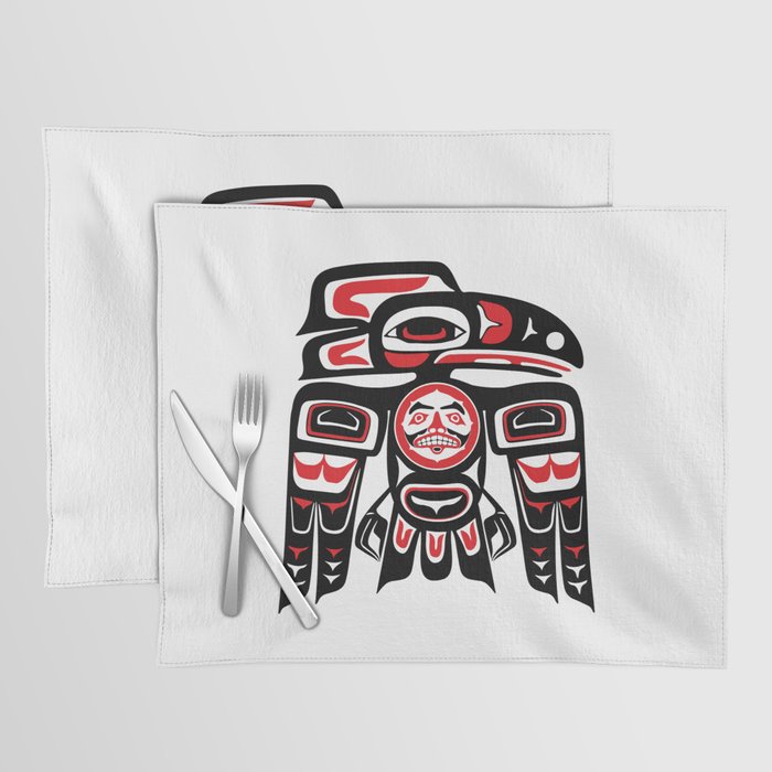 Raven Haida Native American Tlingit Art Alaska Placemat
