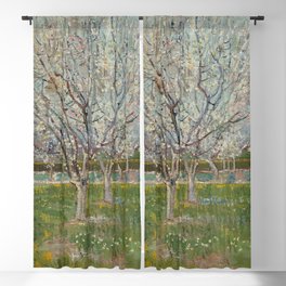 Vincent van Gogh Orchard in Blossom Plum Trees Oil Painting Blackout Curtain