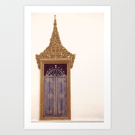 WINDOW SERIES - LAOS Art Print