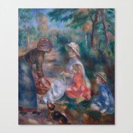 The Apple Seller - Pierre-Auguste Renoir Canvas Print