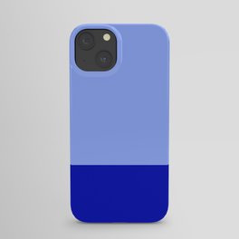 Royal Blue Color Block iPhone Case