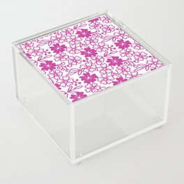 Sakura flower blossoms in magenta and white Acrylic Box